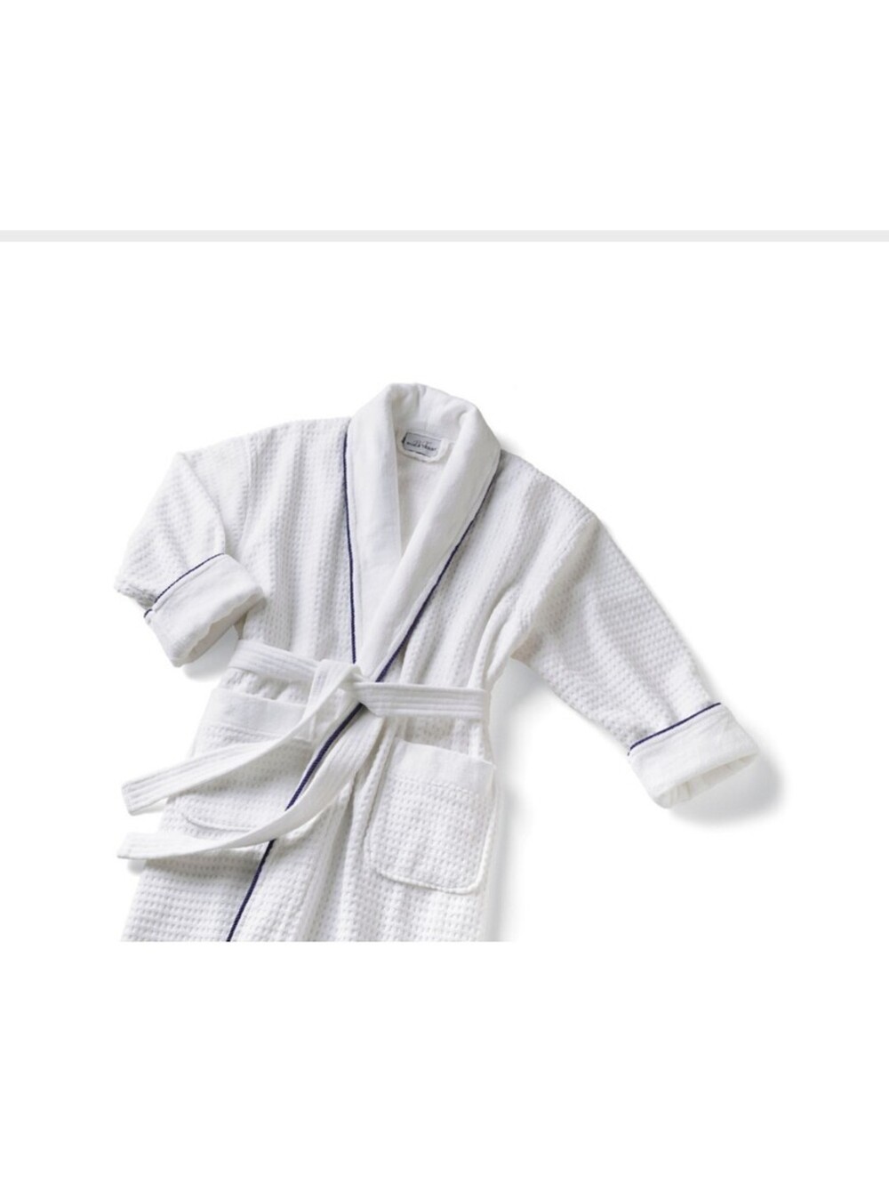 Boca Terry White Cotton Spa Bathrobe XXL 100% Cotton Belted Robe